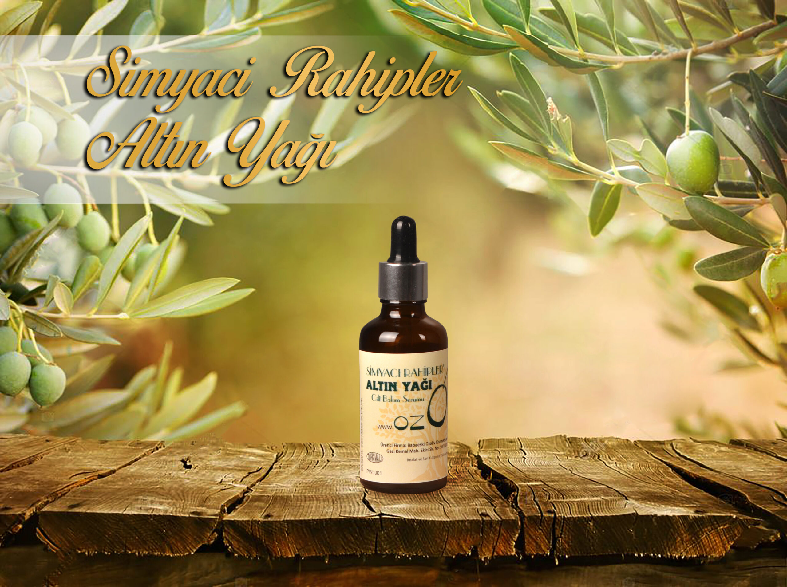 Altın Yağı 50 ml - Aile Boyu Ozonlanmış Zeytinyağı